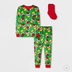 The Grinch Toddler Pijama Set with Socks